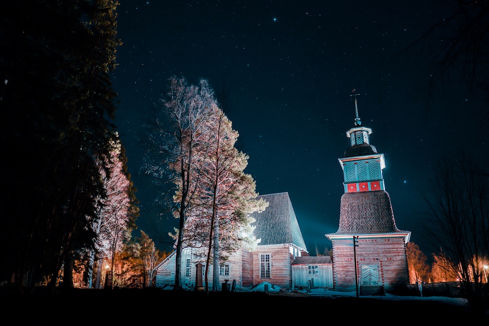 Alten Kirche von Petäjävesi
