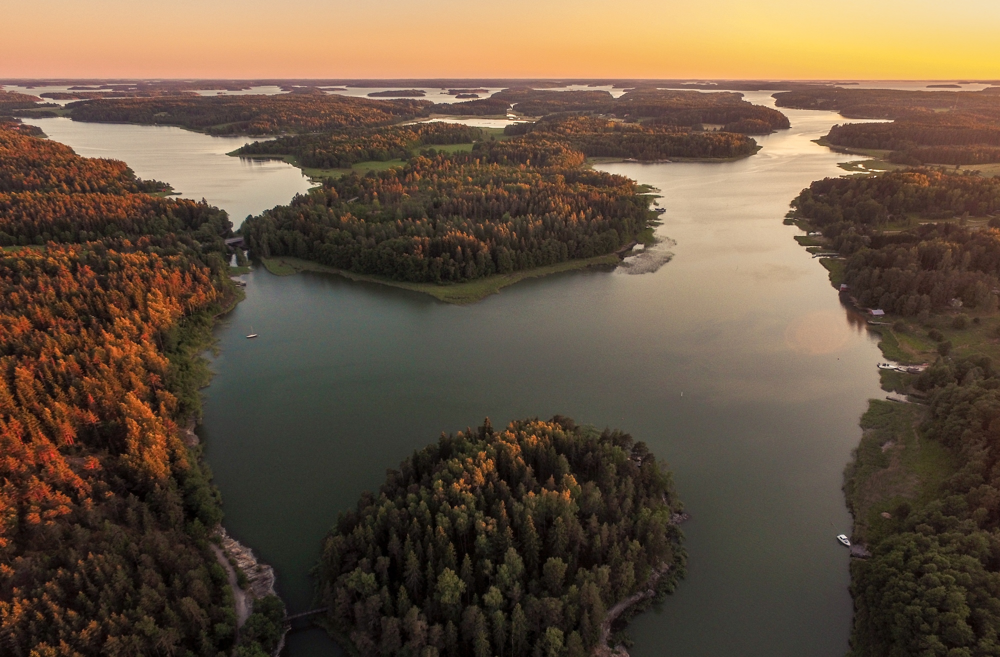 Finnish Archipelago Drohnenfoto