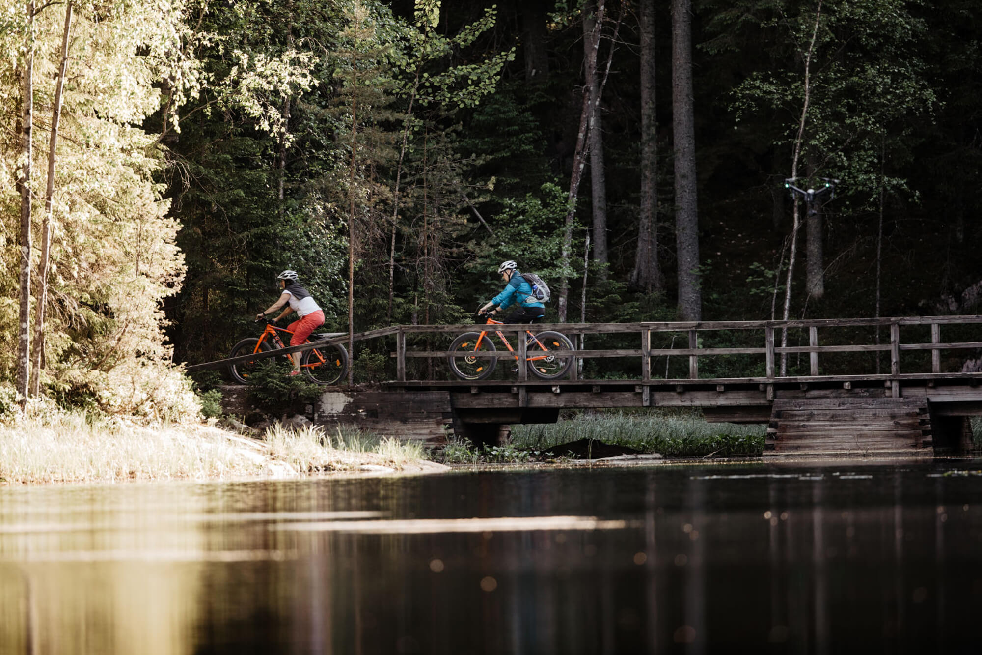 Espoo Nuuksio Fahrrad Lake Biking Natura-Viva