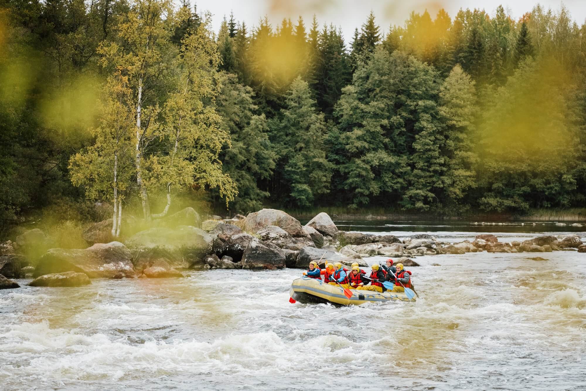 Stromschnellen Fluss Kymi © Joonas Linkola