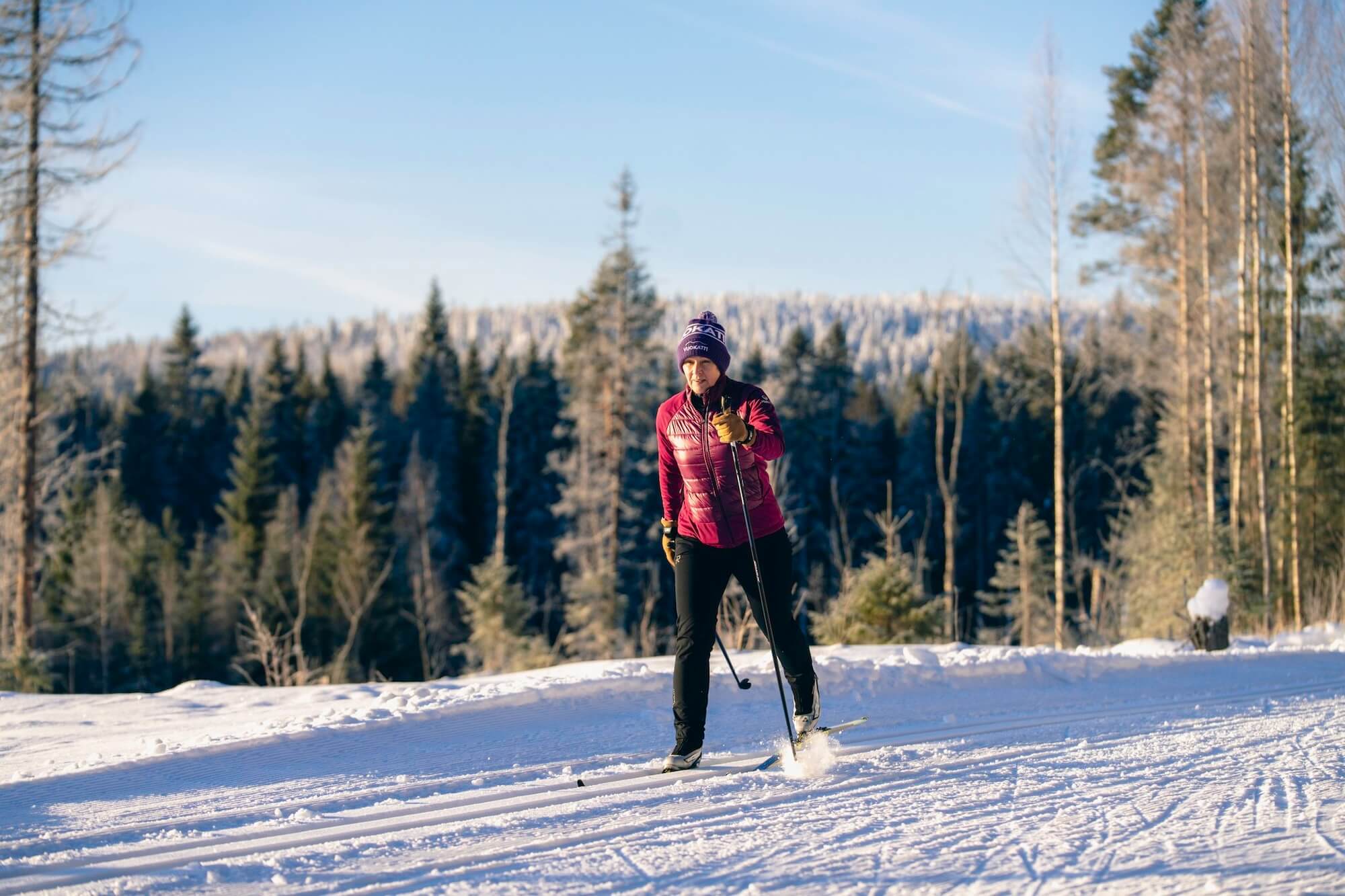 Vuokatti Langlauf Winter